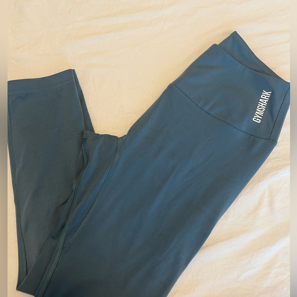 Amazon working out set long sleeve leggings bby blue 🩵